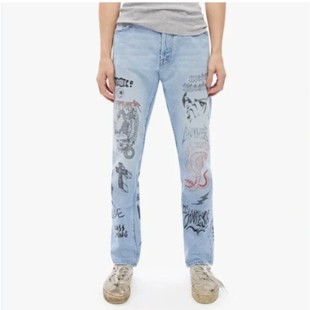 MOTHER The Chaser Jeans in Bloodshot Eyes Wash Men's 33
